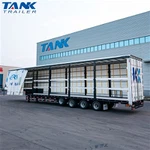 4 o'qli pardali yon yarim tirkama